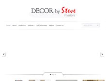 Tablet Screenshot of decorbysteve.ca